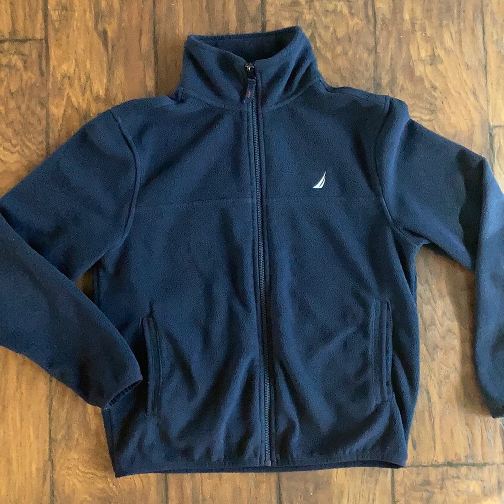 NAUTICA fleece jacket M 10/12 EUC